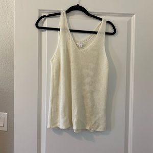 White crochet tank